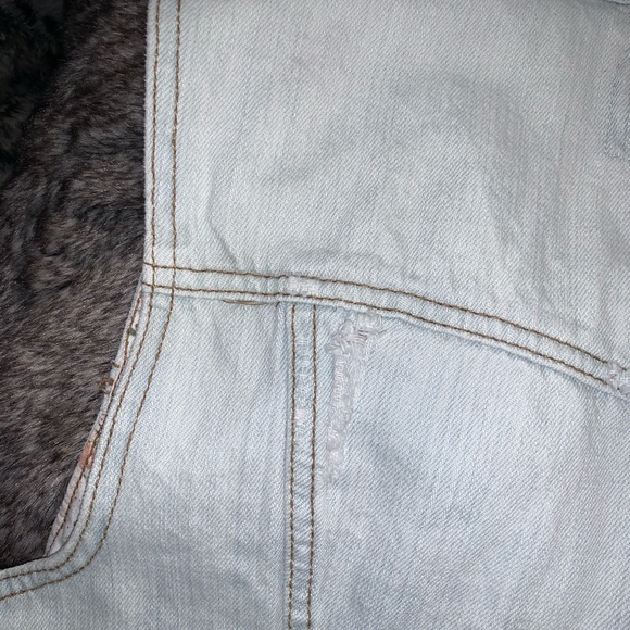 5/$25!!!  Sleeveless Denim Vest - Picture 8 of 9